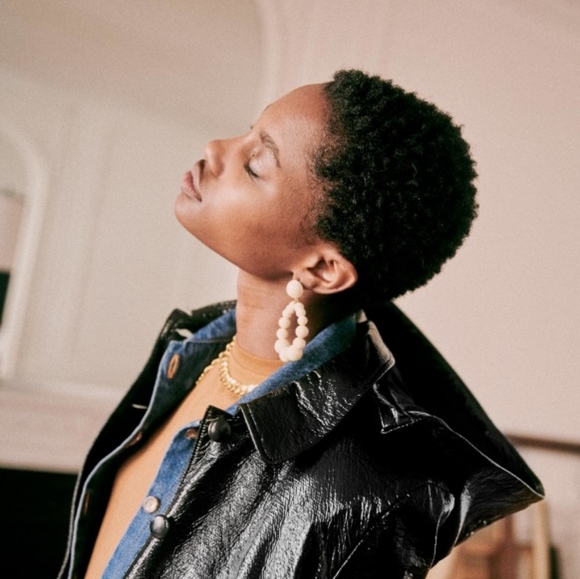 Sezane Alfred coat in black, Medium - Picture 2 of 4